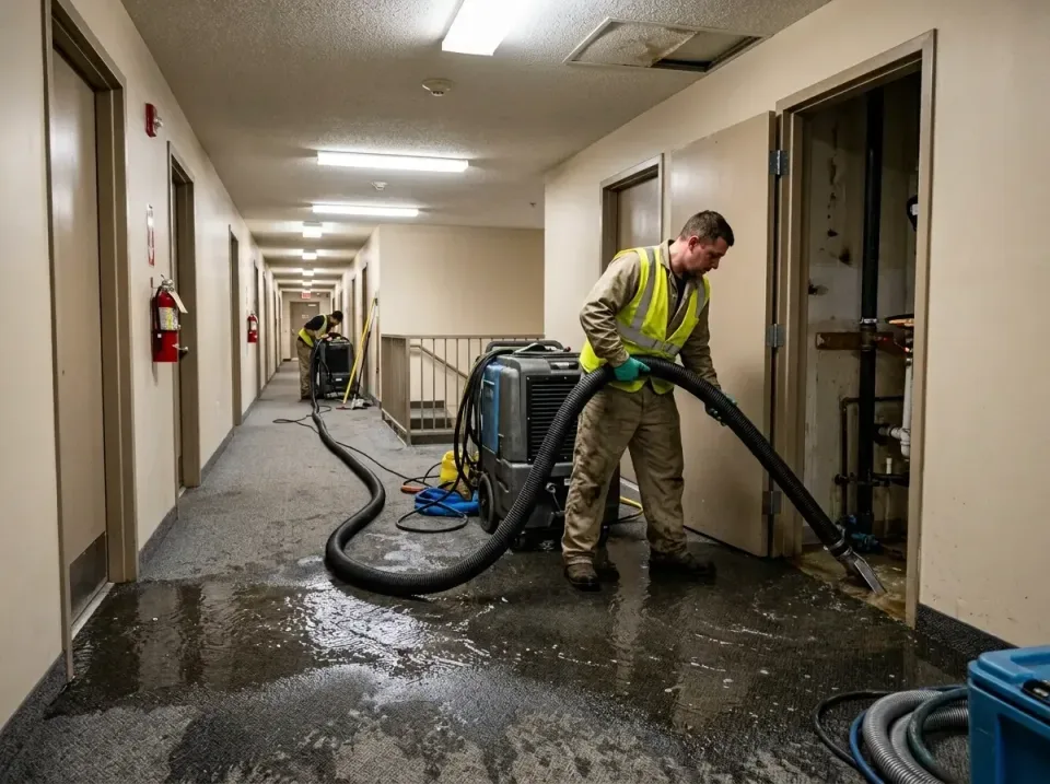 multi-unit-apartment-hallway-f-005 — frequently asked questions, Emergency Burst Pipe Water Extraction & Removal in Forest G…